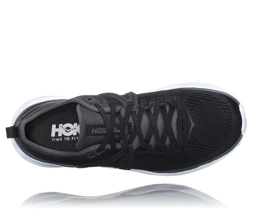 Tenis Hoka One One Mujer Negros/Blancos - Tivra - DVLO64501